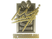 Sticker | adamS (Gold) | Copenhagen 2024 image