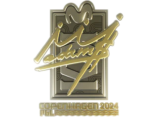 Sticker | adamS (Gold) | Copenhagen 2024
