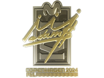 Sticker | adamS (Gold) | Copenhagen 2024 image