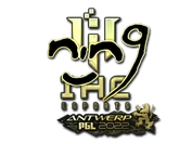 Sticker | nin9 (Gold) | Antwerp 2022 image