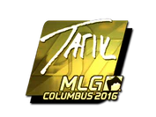 Sticker | tarik (Gold) | MLG Columbus 2016 image