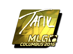 Sticker | tarik (Gold) | MLG Columbus 2016 image