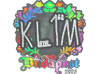 Sticker | kl1m (Holo) | Budapest 2025