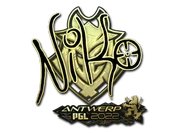 Sticker | NiKo (Gold) | Antwerp 2022 image