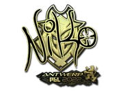 Sticker | NiKo (Gold) | Antwerp 2022 image