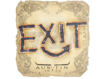 Sticker | exit | Austin 2025 image