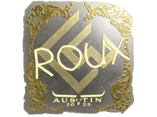 Sticker | ROUX (Gold) | Austin 2025 image