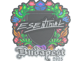 Sticker | esenthial (Embroidered) | Budapest 2025