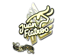 Sticker | juanflatroo (Gold) | Paris 2023 image