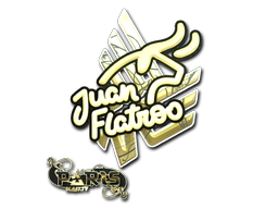 Sticker | juanflatroo (Gold) | Paris 2023 image