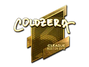 Sticker | coldzera (Gold) | Boston 2018 image
