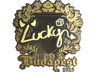 Sticker | Lucky (Gold) | Budapest 2025