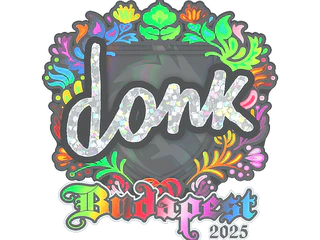 Sticker | donk (Holo) | Budapest 2025