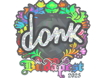 Sticker | donk (Holo) | Budapest 2025 image