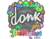 Sticker | donk (Holo) | Budapest 2025 image