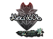Sticker | Aleksib (Glitter) | Antwerp 2022 image
