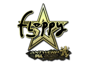 Sticker | floppy (Gold) | Antwerp 2022 image