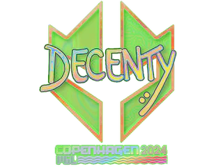 Sticker | decenty (Holo) | Copenhagen 2024