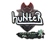 Sticker | huNter (Glitter) | Antwerp 2022 image