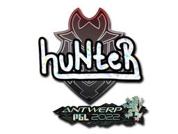 Sticker | huNter (Glitter) | Antwerp 2022 image