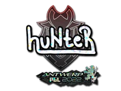 Sticker | huNter (Glitter) | Antwerp 2022 image
