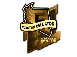 Sticker | Quantum Bellator Fire (Gold) | Boston 2018 image