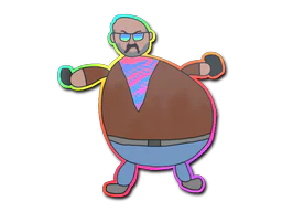 Sticker | Poorly Drawn Leet Crew (Holo) image