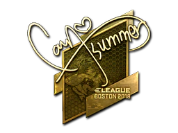 Sticker | Summer (Gold) | Boston 2018