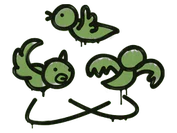 Sealed Graffiti | Dizzy (Battle Green) image