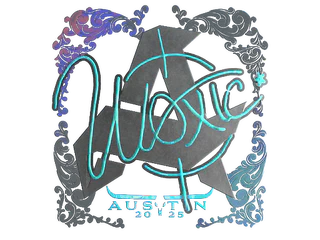 Sticker | woxic (Holo) | Austin 2025