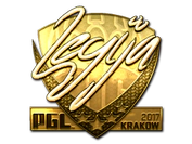 Sticker | LEGIJA (Gold) | Krakow 2017 image