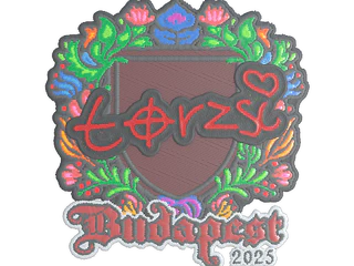 Sticker | torzsi (Embroidered) | Budapest 2025