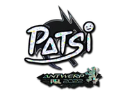 Sticker | Patsi (Glitter) | Antwerp 2022 image