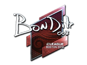 Sticker | bondik (Foil) | Boston 2018 image