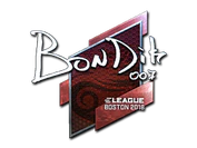 Sticker | bondik (Foil) | Boston 2018 image