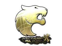 Sticker | FURIA (Gold) | Antwerp 2022 image