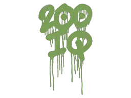 Sealed Graffiti | 200 IQ (Battle Green)