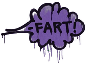Sealed Graffiti | Fart (Monster Purple) image