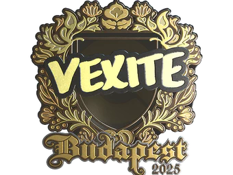 Sticker | vexite (Gold) | Budapest 2025 image