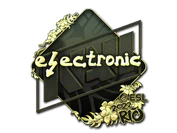 Sticker | electronic (Gold) | Rio 2022 image