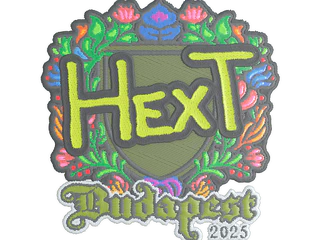 Sticker | HexT (Embroidered) | Budapest 2025