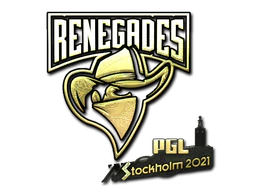Sticker | Renegades (Gold) | Stockholm 2021 image