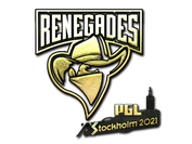 Sticker | Renegades (Gold) | Stockholm 2021 image