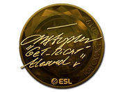 Sticker | GeT_RiGhT (Gold) | Katowice 2019 image