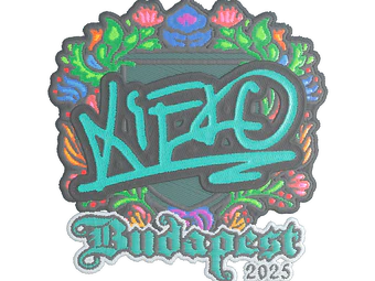 Sticker | xiELO (Embroidered) | Budapest 2025 image