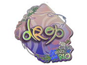 Sticker | drop (Holo) | Rio 2022 image