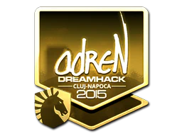 Sticker | adreN (Gold) | Cluj-Napoca 2015