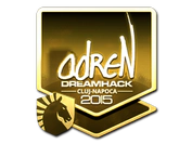 Sticker | adreN (Gold) | Cluj-Napoca 2015 image