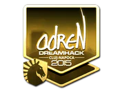 Sticker | adreN (Gold) | Cluj-Napoca 2015 image