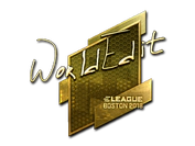 Sticker | WorldEdit (Gold) | Boston 2018 image